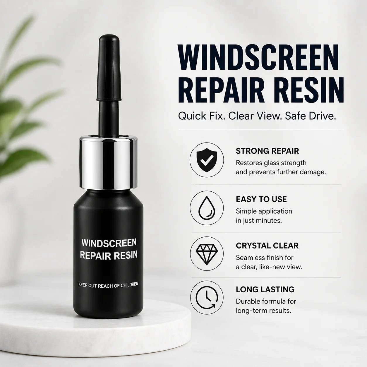 Windshield Crack Repair Kit